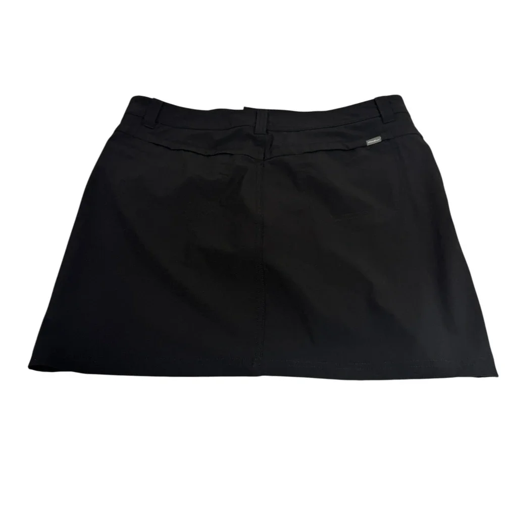 Eddie Bauer Adventurer 2.0 Skort Womens 14 Black‎ Hiking Golf Active